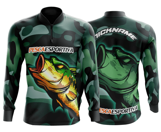 camisa de pesca  masculina
