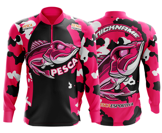 camisa de pesca personalizada