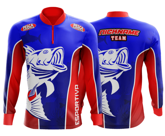 camisa de pesca personalizada