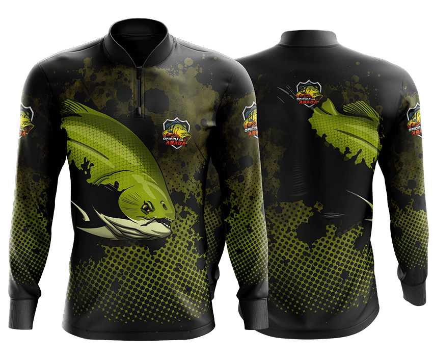 camisa de pesca infantil