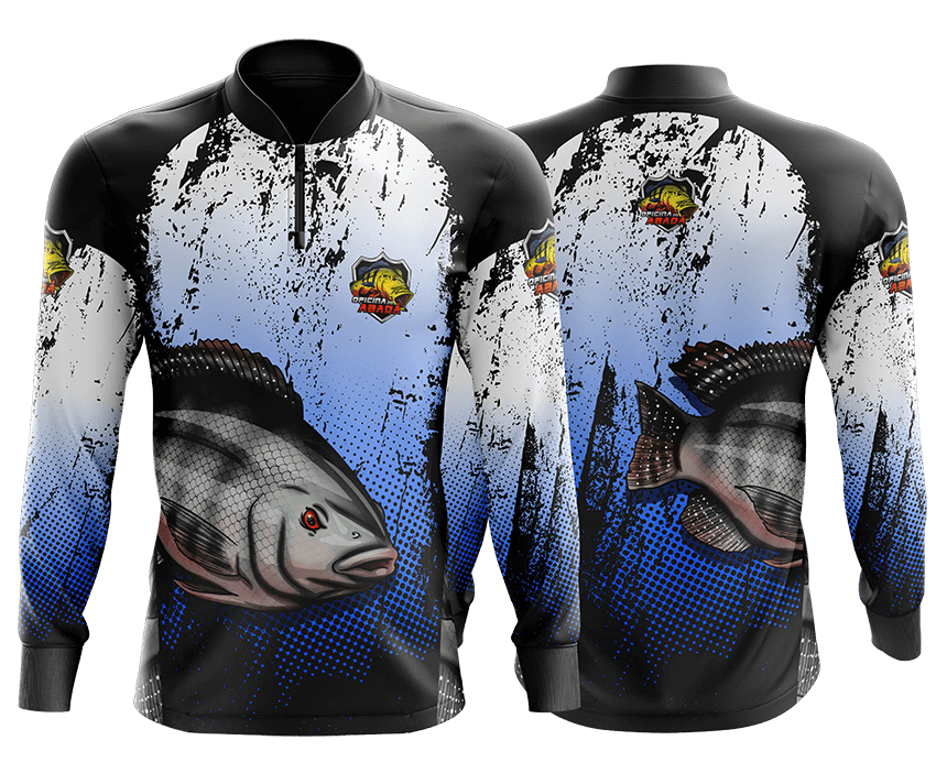 camisa de pesca infantil