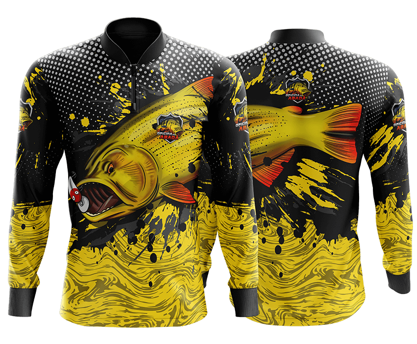 camisa de pesca traira