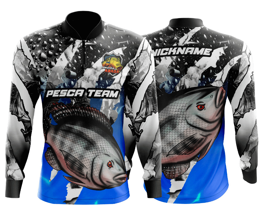 camisa de pesca traira