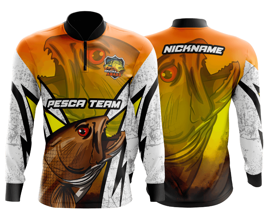camisa de pesca traira
